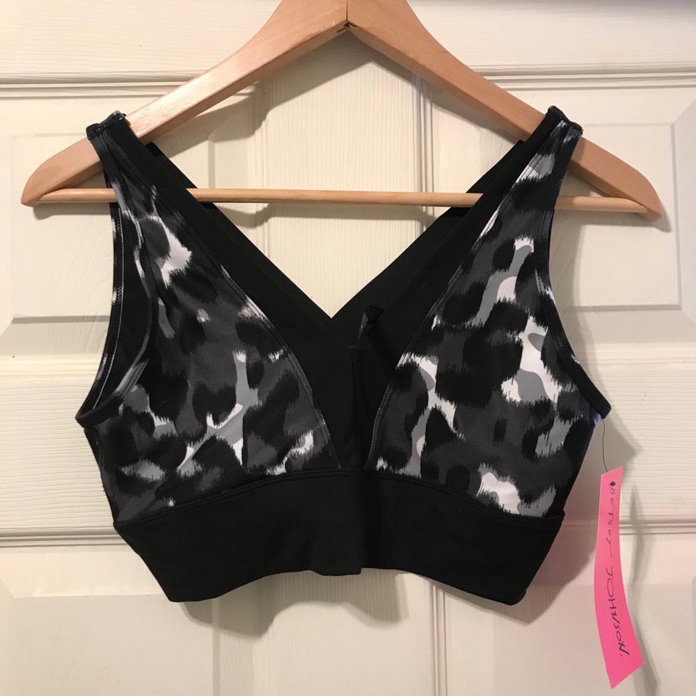 Betsy Johnson Deep V Sports Bra